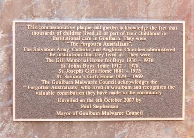 Remembrance Plaque