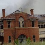 St Johns Goulburn Building On Fire