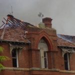 St Johns Goulburn Building On Fire