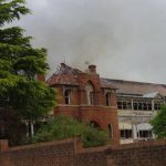 St Johns Goulburn Building On Fire