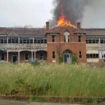 St Johns Goulburn Building On Fire