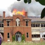 St Johns Goulburn Building On Fire