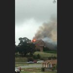 St Johns Goulburn Building On Fire