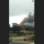 St Johns Goulburn Building On Fire