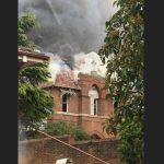 St Johns Goulburn Building On Fire